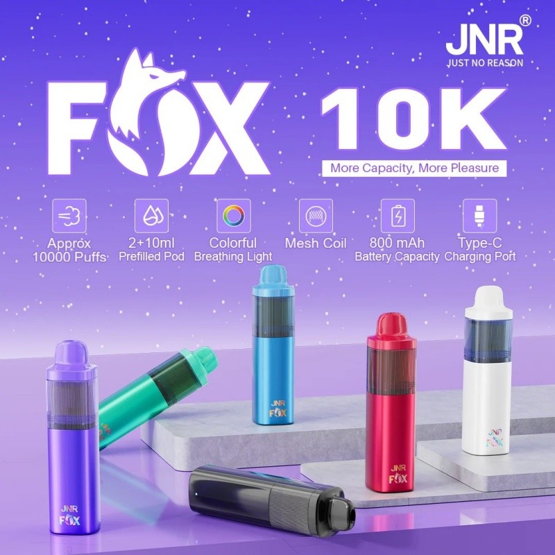JNR - Fox - 10000 - Puffs - Disposable - Vape